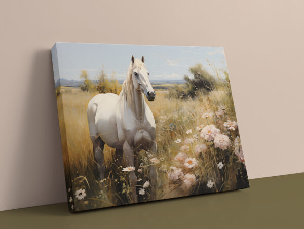 horse canvas art