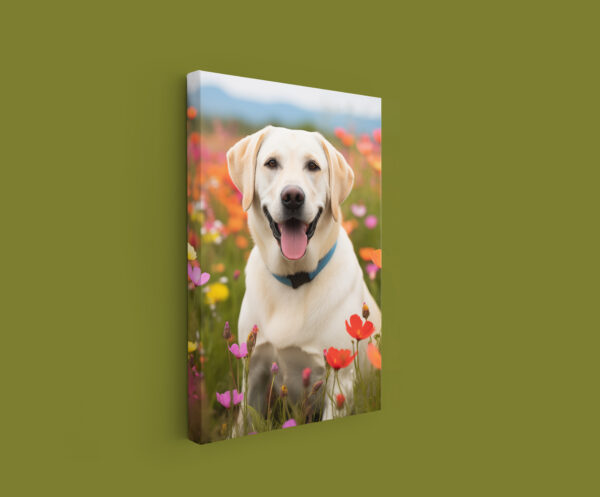 White Labrador Retriever Art, CANVAS ART, White Labrador Walldecore,  Animalart, Animal Walldecore, Animal Decore - Image 4