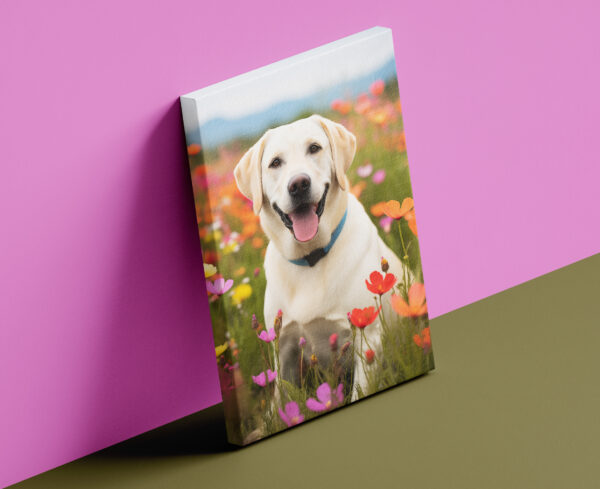 White Labrador Retriever Art, CANVAS ART, White Labrador Walldecore,  Animalart, Animal Walldecore, Animal Decore - Image 5