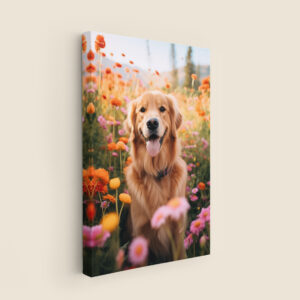 Landscape Wallart, Fancy Dog Decor,