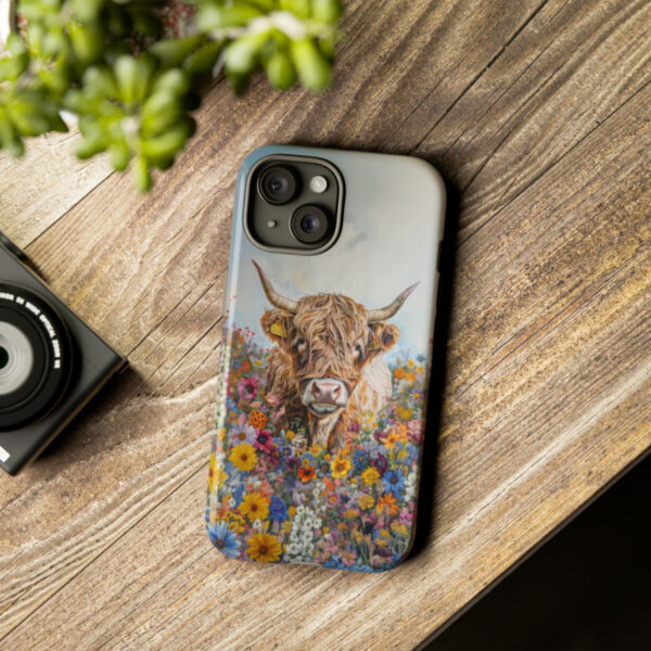 Highland Cow Phone Case, Gift for Highland Cow Lover, iPhone Case, Cow Lover Phone Case, Samsung Case - Image 6