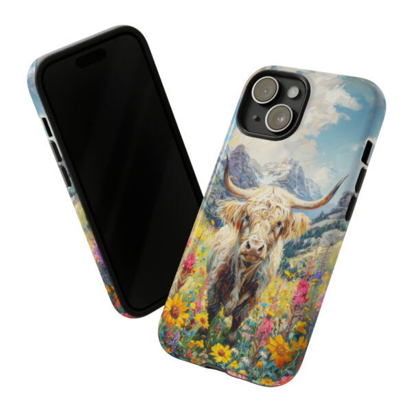 Highland Cow Phone Case, Gift for Highland Cow Lover, iPhone Case, Highland Cow Lover Phone Case, Samsung Case - Image 2