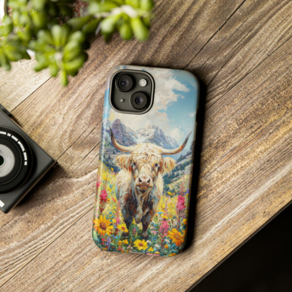 Highland Cow Phone Case, Gift for Highland Cow Lover, iPhone Case, Highland Cow Lover Phone Case, Samsung Case - Image 3