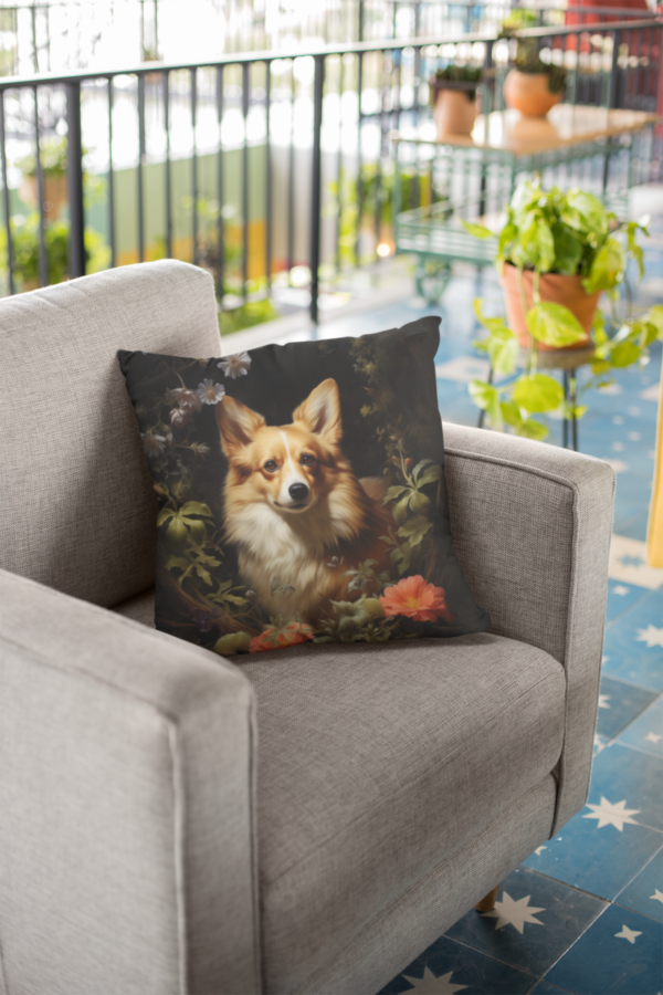 Pembroke Welsh Corgi Pillow, Corgi Gift, Bedroom Decor, Home Decore, Dog Pillow, Spur Polyester Square Pillow - Image 7