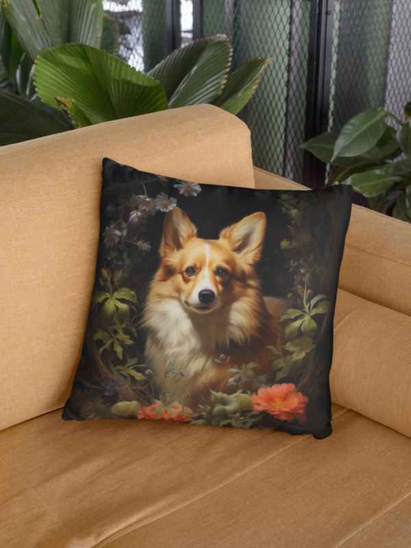 Pembroke Welsh Corgi Pillow, Corgi Gift, Bedroom Decor, Home Decore, Dog Pillow, Spur Polyester Square Pillow - Image 10