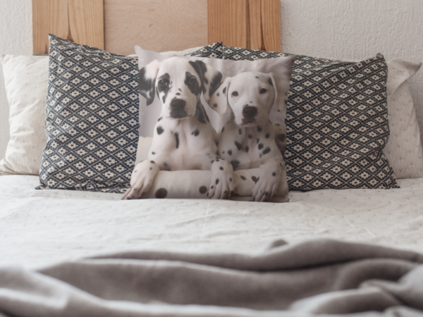 Dalmatian Pillow, Dalmatian Gift, Bedroom Decor, Dog Home Decore, Dog Pillow, Kids bedroom, Spun Polyester Square Pillow - Image 7