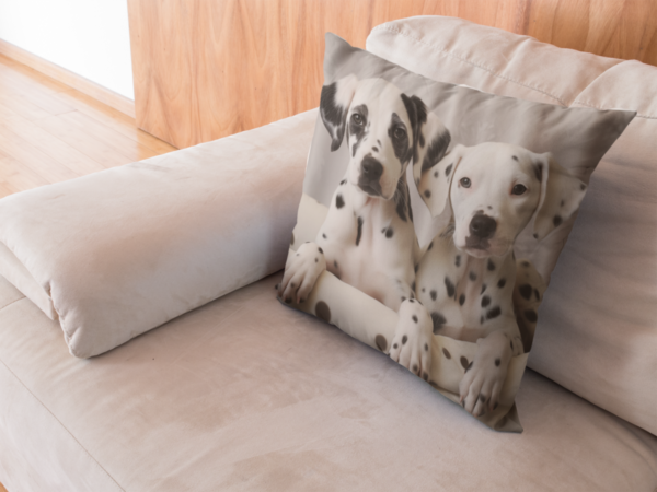 Dalmatian Pillow, Dalmatian Gift, Bedroom Decor, Dog Home Decore, Dog Pillow, Kids bedroom, Spun Polyester Square Pillow - Image 8