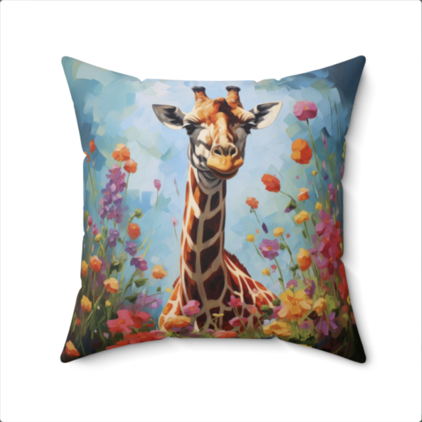 Giraffe Pillow, Giraffe Gift, Bedroom Decor, Giraffe Home Decore, Giraffe Pillow, Giraffe decor, Polyester Square Pillow