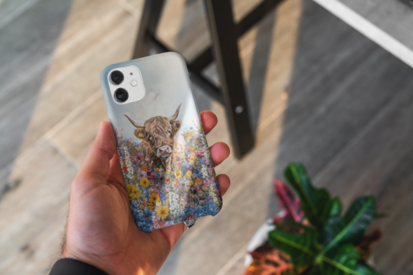 Highland Cow Phone Case, Gift for Highland Cow Lover, iPhone Case, Cow Lover Phone Case, Samsung Case - Image 9