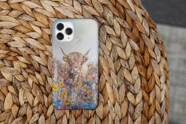 Highland Cow Phone Case, Gift for Highland Cow Lover, iPhone Case, Cow Lover Phone Case, Samsung Case - Image 10