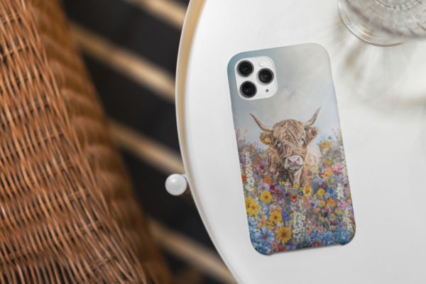 Highland Cow Phone Case, Gift for Highland Cow Lover, iPhone Case, Cow Lover Phone Case, Samsung Case - Image 12