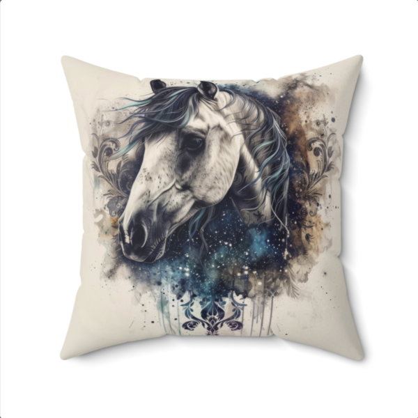 Horse Pillow, Horse Gift, Bedroom Decor, Horse Home Decore, Horse Pillow, Horse decor, Spun Polyester Square Pillow