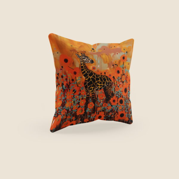 Giraffe Pillow, Giraffe Gift, Bedroom Decor, Giraffe Home Decore, Giraffe Pillow, Giraffe decor, Polyester Square Pillow - Image 4