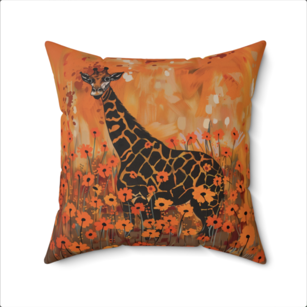 Giraffe Pillow, Giraffe Gift, Bedroom Decor, Giraffe Home Decore, Giraffe Pillow, Giraffe decor, Polyester Square Pillow