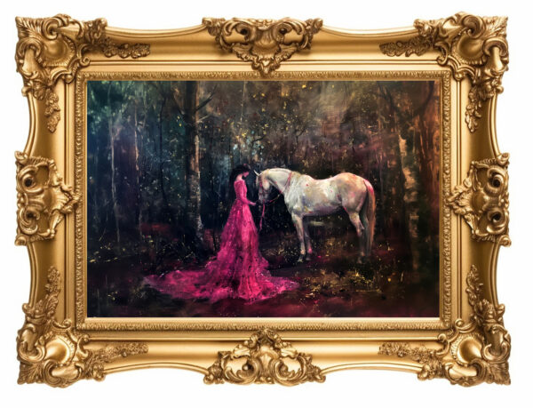 Horse and Princess, Enchanted Arte,