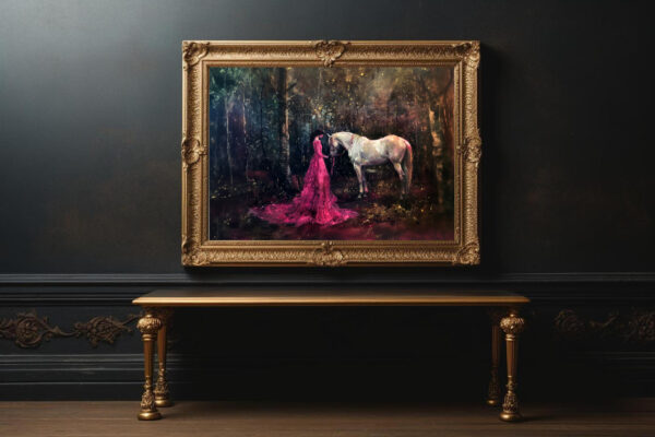 Horse and Princess, Enchanted Arte,