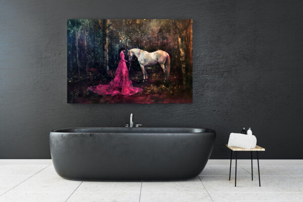 Horse and Princess, Enchanted Arte,