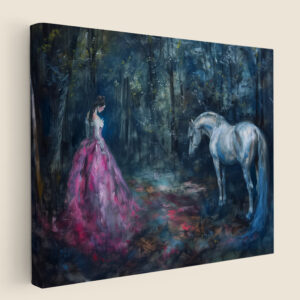 Horse and Princess, Enchanted Arte,