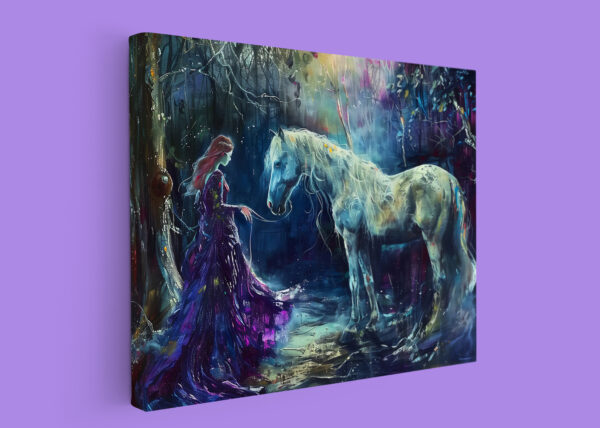 Horse and Princess, Enchanted Arte,