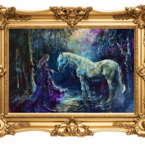 Horse and Princess, Enchanted Arte,