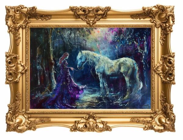 Horse and Princess, Enchanted Arte,