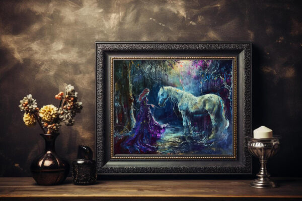 Horse and Princess, Enchanted Arte,