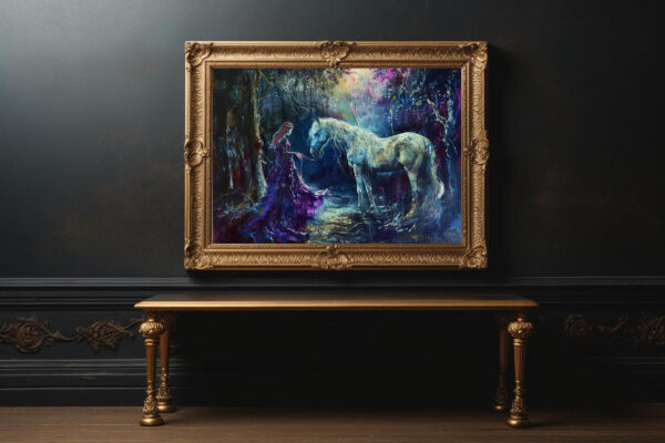 Horse and Princess, Enchanted Arte,