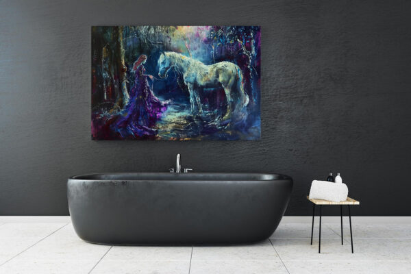 Horse and Princess, Enchanted Arte,