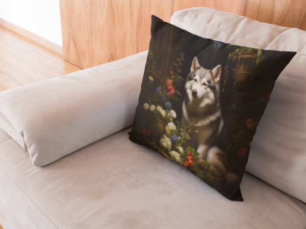 Siberian Husky Pillow, Husky Gift, Bedroom Decor, Home Decore, Dog Pillow, Husky Pillow, Spun Polyester Square Pillow - Image 9