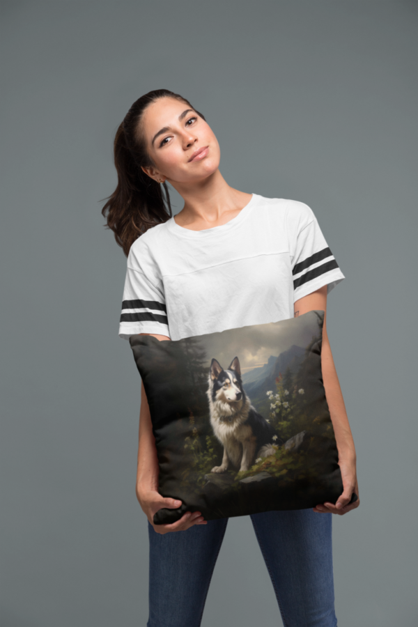 Siberian Husky Pillow, Husky Gift, Bedroom Decor, Home Decore, Dog Pillow, Husky Pillow, Spun Polyester Square Pillow - Image 4