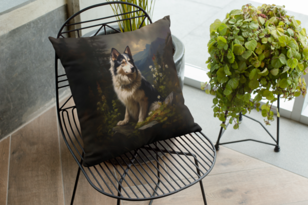 Siberian Husky Pillow, Husky Gift, Bedroom Decor, Home Decore, Dog Pillow, Husky Pillow, Spun Polyester Square Pillow - Image 5