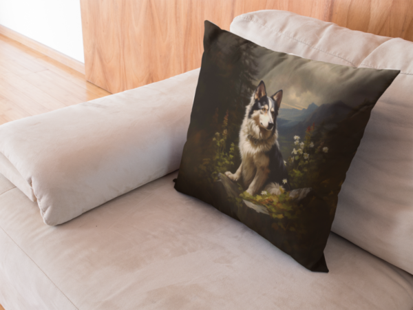 Siberian Husky Pillow, Husky Gift, Bedroom Decor, Home Decore, Dog Pillow, Husky Pillow, Spun Polyester Square Pillow - Image 8