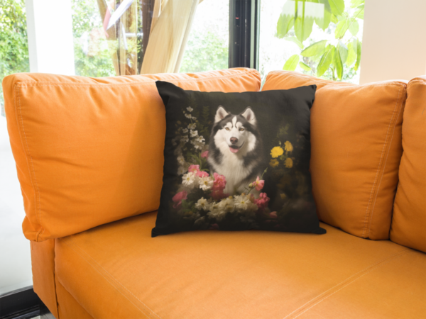 Siberian Husky Pillow, Husky Gift, Bedroom Decor, Home Decore, Dog Pillow, Husky Pillow, Spun Polyester Square Pillow - Image 10